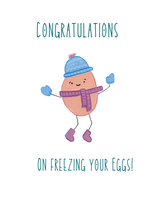 Egg freezing card